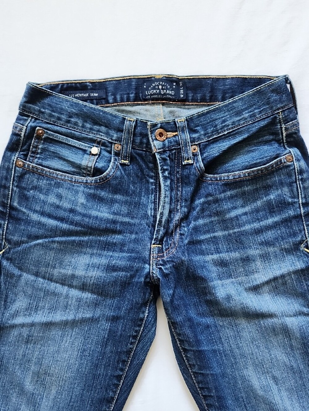 Lucky Brand Women's 121 Heritage Slim Jeans Blue 28x30 - Picture 4 of 7